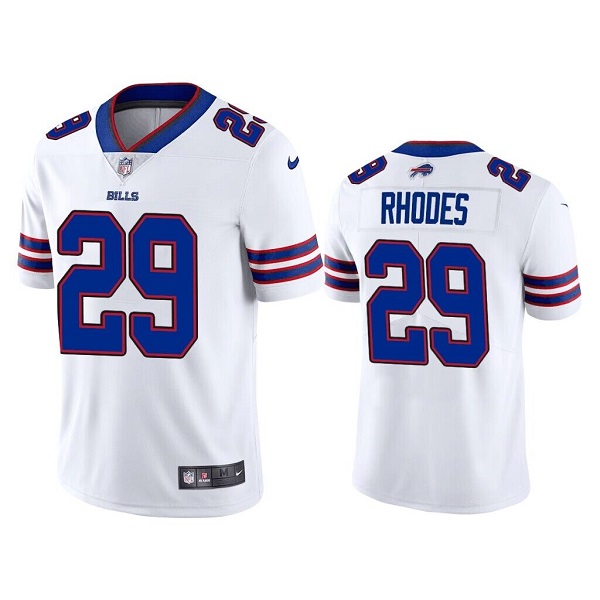Men's Buffalo Bills #29 Xavier Rhodes White Vapor Untouchable Limited Stitched Jersey Men's Buffalo Bills #29 Xavier Rhodes White Vapor Untouchable Limited Stitched Jersey